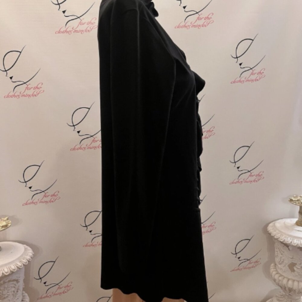 Multiples. Size S. Pleated Ruffle Open Front Dust… - image 4